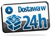 Wszystkie produkty dostarczamy w ciągu 24 godzin kurierem UPS. Dostawa powyżej 599pln jest darmowa. Aby otrzymać zamówienie w ciągu 24 godzin należy je złożyć do godziny 17:00 od poniedziałku do czwartku. Towary zamówione w piątek lub sobotę zostaną dostarczone 'na wtorek' dostawa w 24h